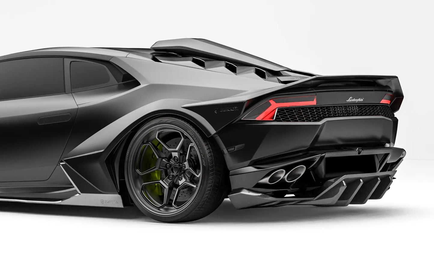 ZACOE Lamborghini Huracan LP610-4 carbon fiber rear diffuser detail