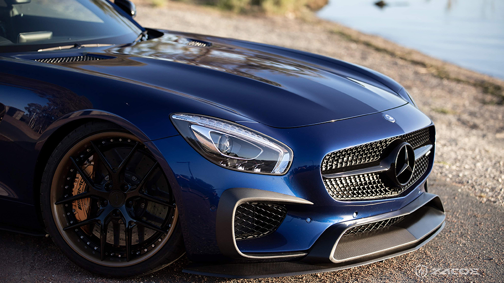 Carbon fiber side skirt for Mercedes-AMG GT and GTS