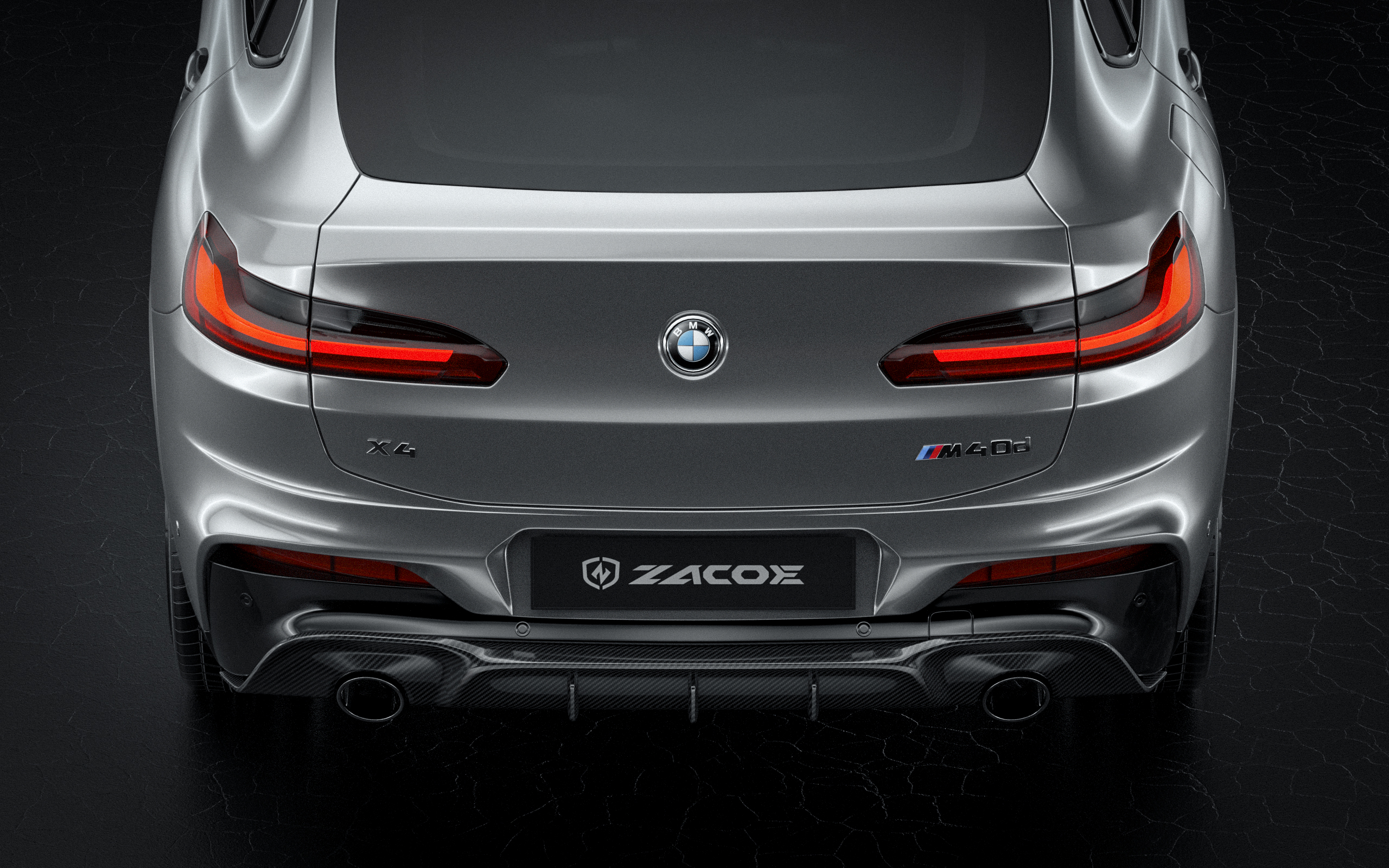 BMW X4 with bodykit by ZACOE