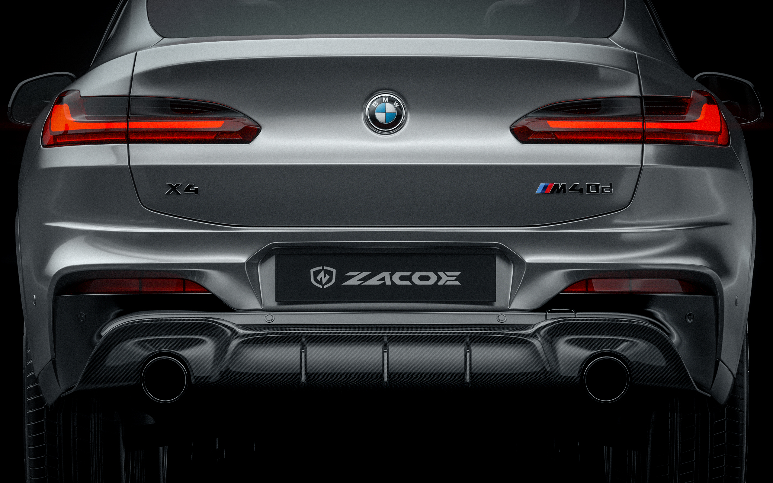 BMW X4 with bodykit by ZACOE