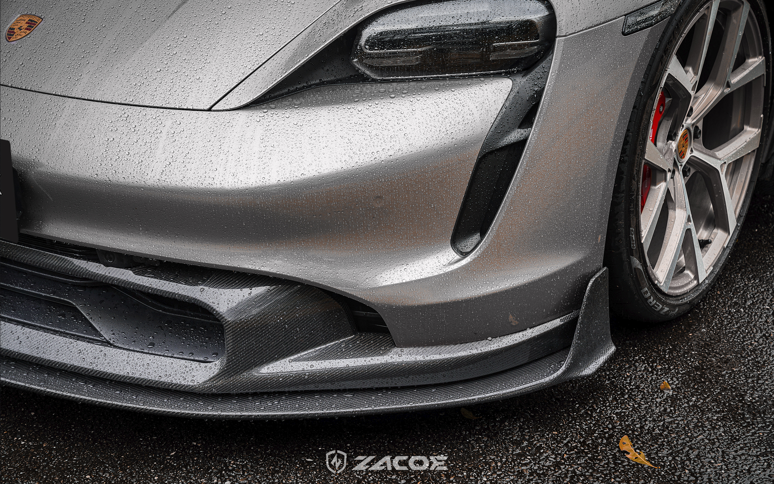Porsche Taycan Carbon Fiber Body Kit ZACOE