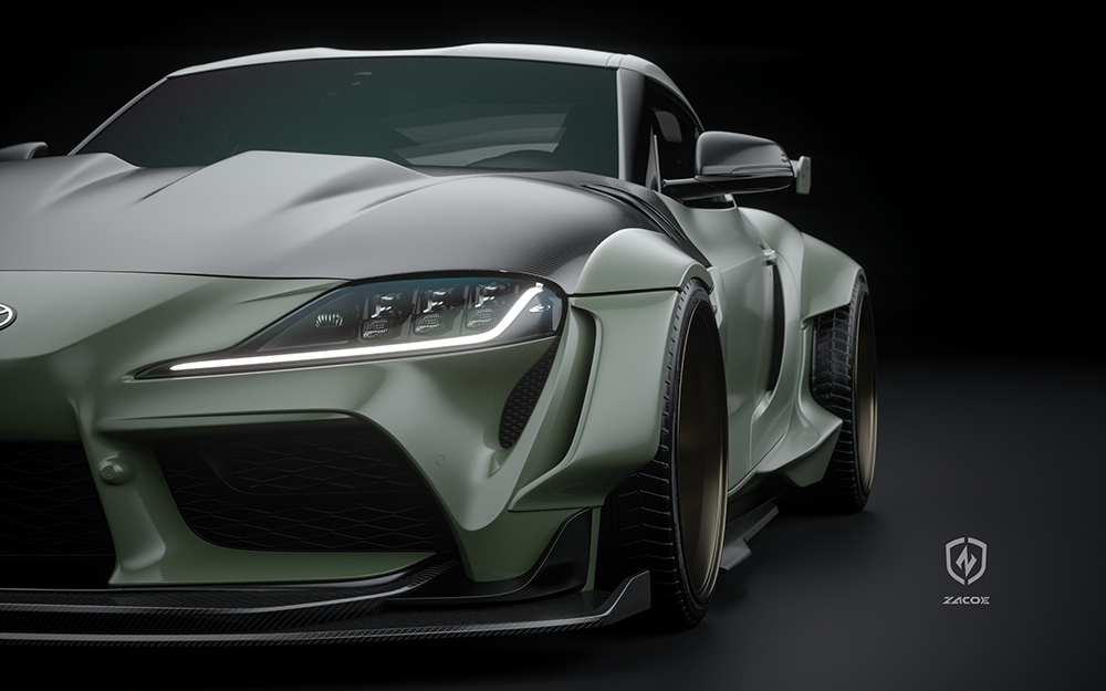 Toyota Supran Carbon Fiber Body kit