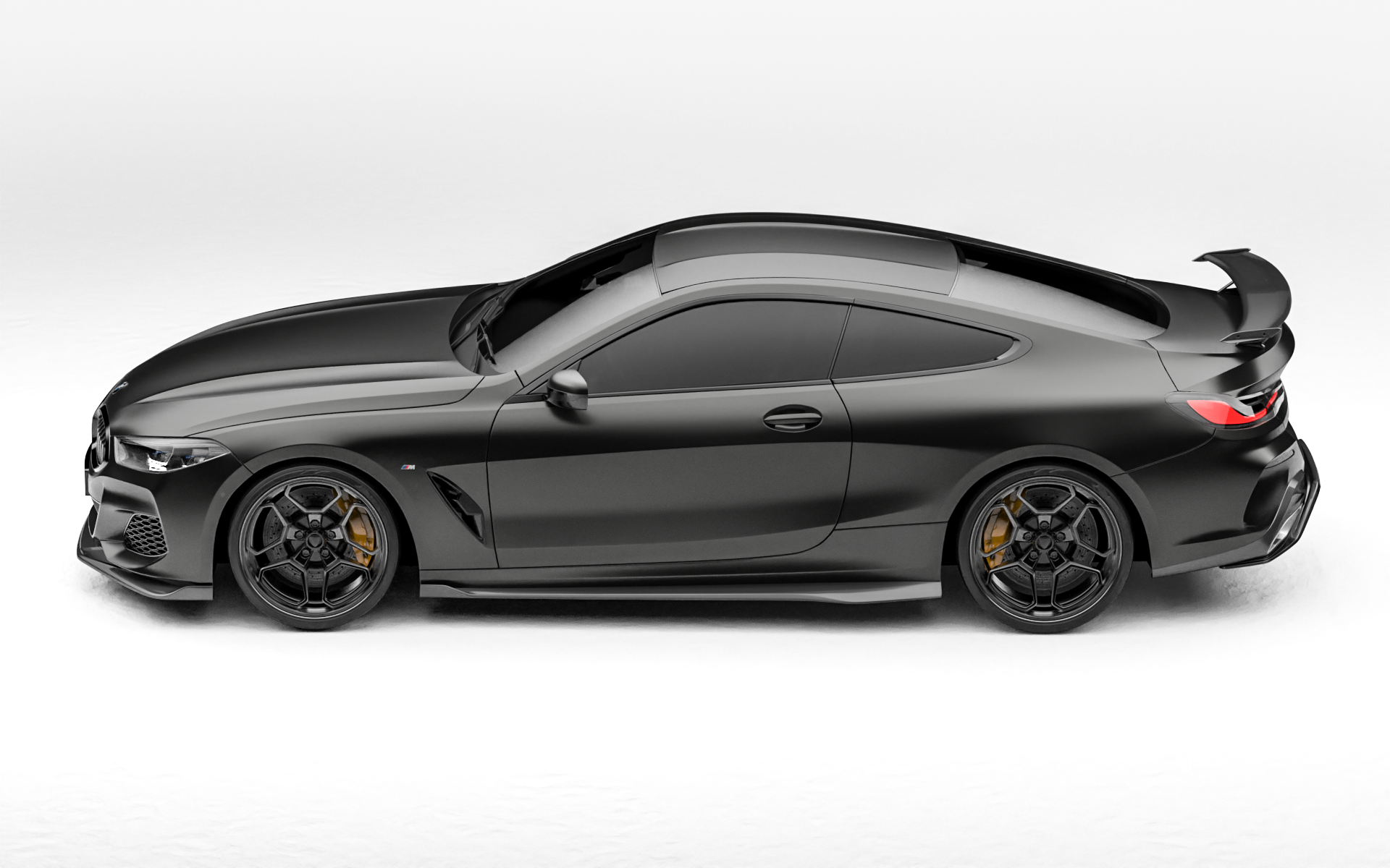 ZACOE BMW 8 Series carbon fiber body kit side profile