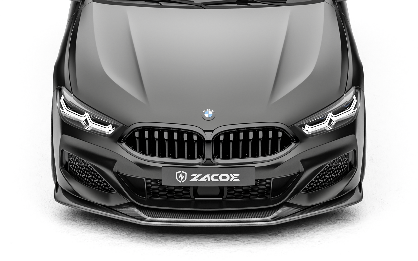 ZACOE BMW 8 Series carbon fiber body kit front view