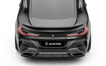 ZACOE BMW 8 Series carbon fiber body kit rear view