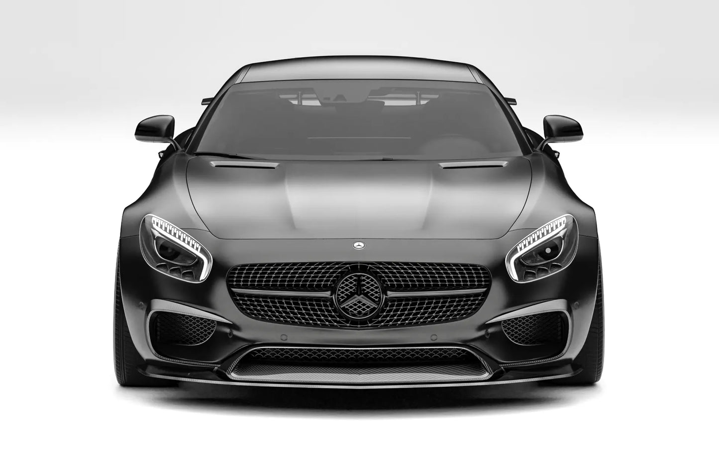 ZACOE Mercedes-AMG GT carbon fiber body kit front view