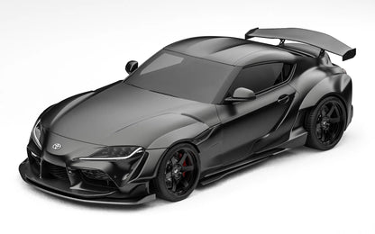 ZACOE Toyota GR Supra widebody carbon aero kit front three quarter view