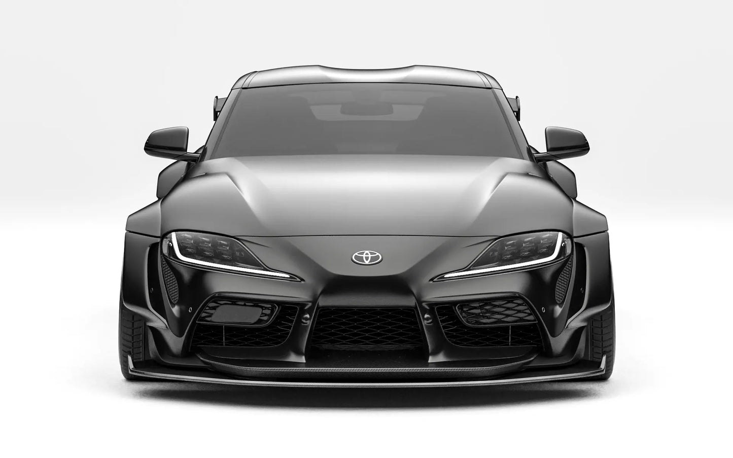 ZACOE Toyota GR Supra widebody carbon aero kit front view