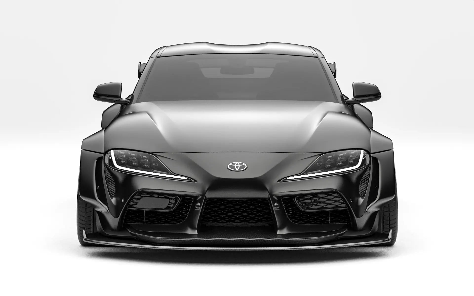 ZACOE Toyota GR Supra widebody carbon aero kit front view