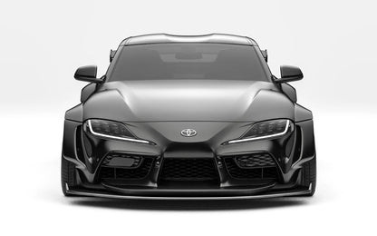 ZACOE Toyota GR Supra widebody carbon aero kit front view