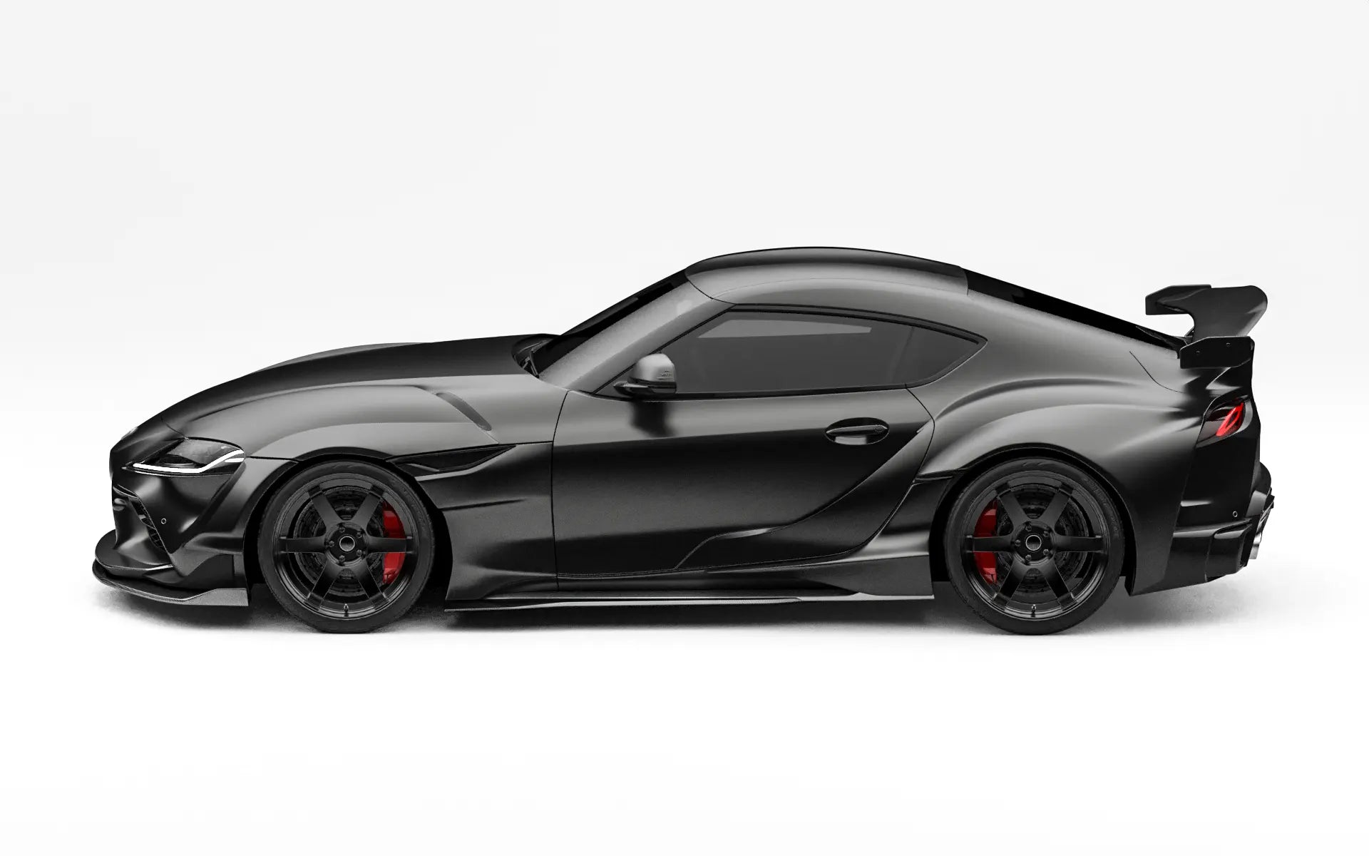 ZACOE Toyota GR Supra widebody carbon aero kit side profile