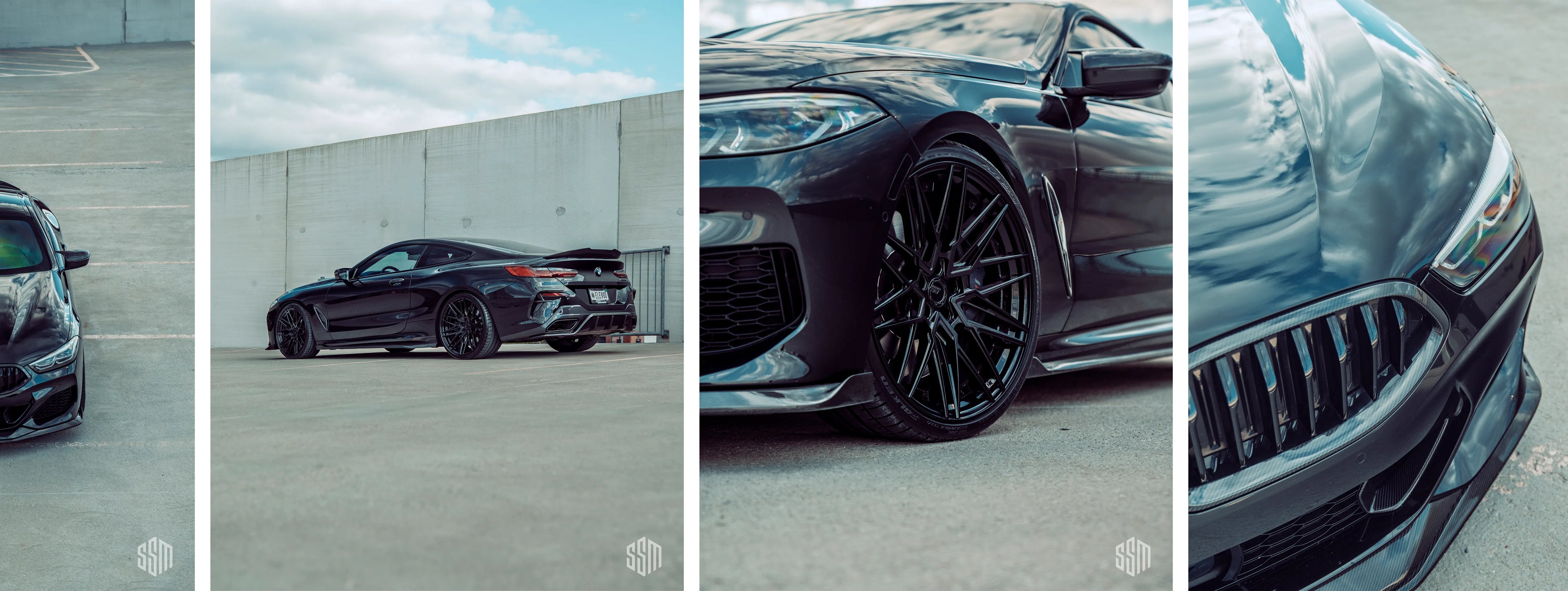 ZACOE BMW 8 Series carbon fiber body kit real car scene 2