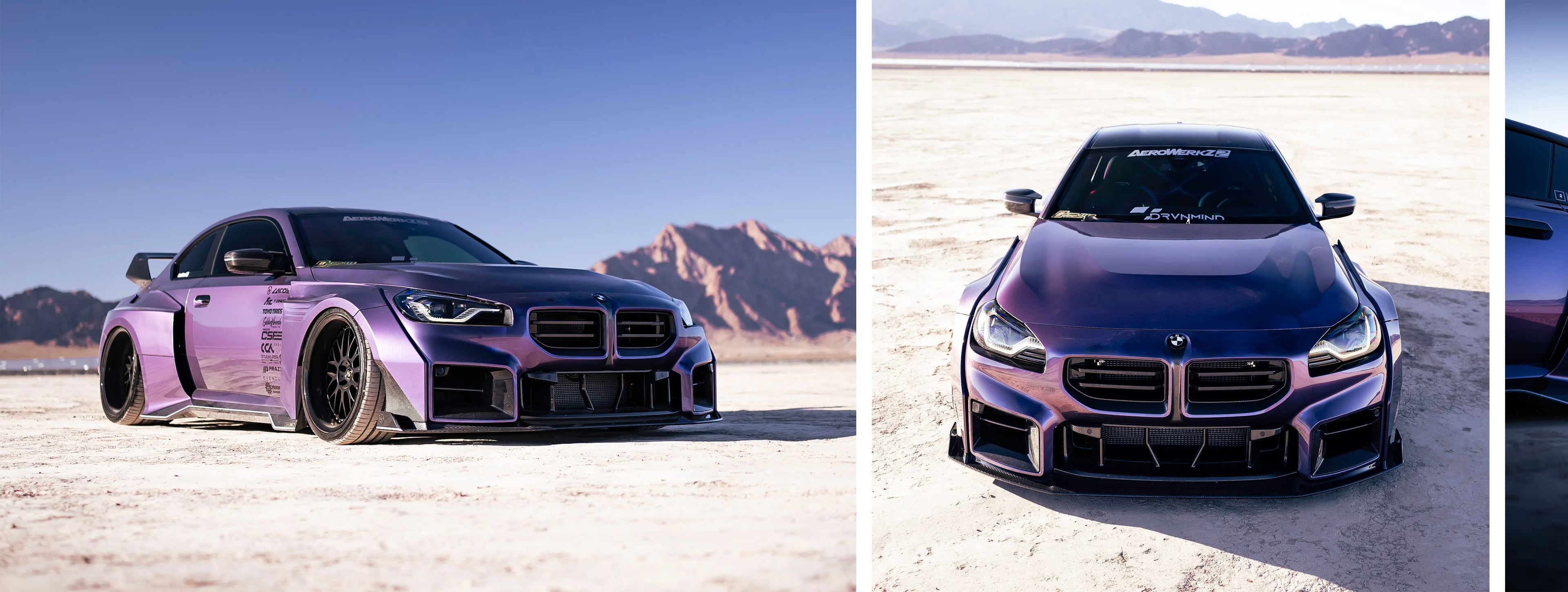 ZACOE BMW G87 M2 widebody carbon aero kit real car scene 1