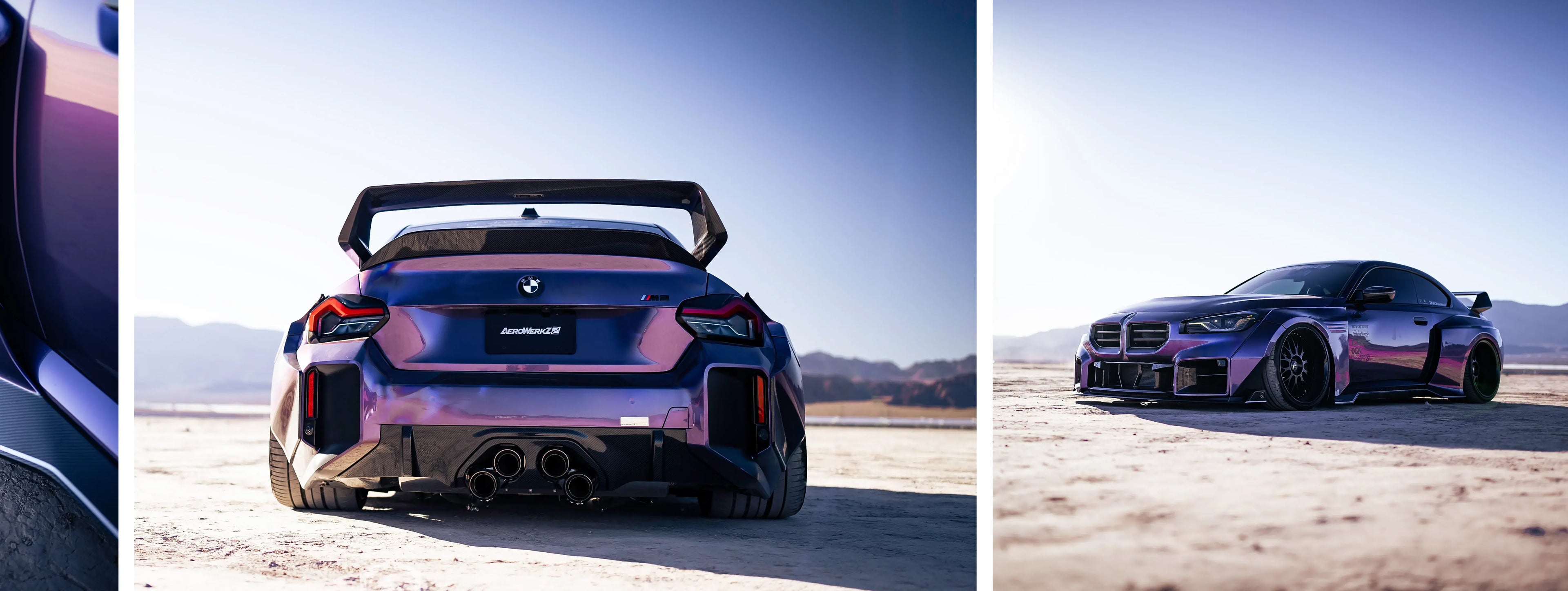 ZACOE BMW G87 M2 widebody carbon aero kit real car scene 3