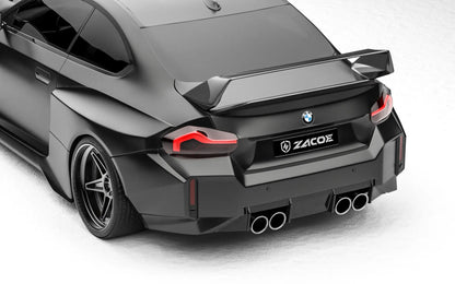 ZACOE BMW G87 M2 widebody carbon aero kit rear view