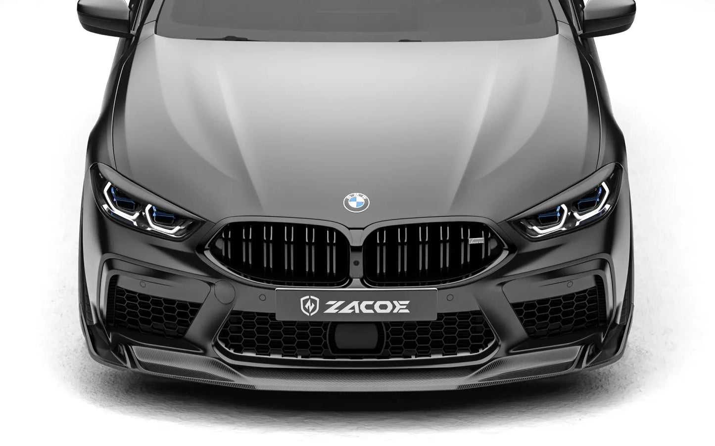 ZACOE BMW F92 M8 carbon fiber body kit front view