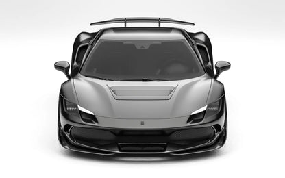 ZACOE Ferrari 296 GTB widebody carbon aero kit front view