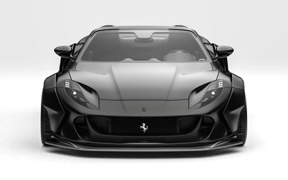 ZACOE Ferrari 812 GTS widebody carbon aero kit front view