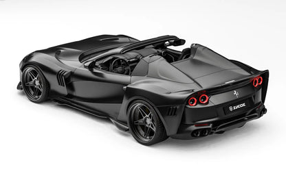 ZACOE Ferrari 812 GTS widebody carbon aero kit rear three quarter view