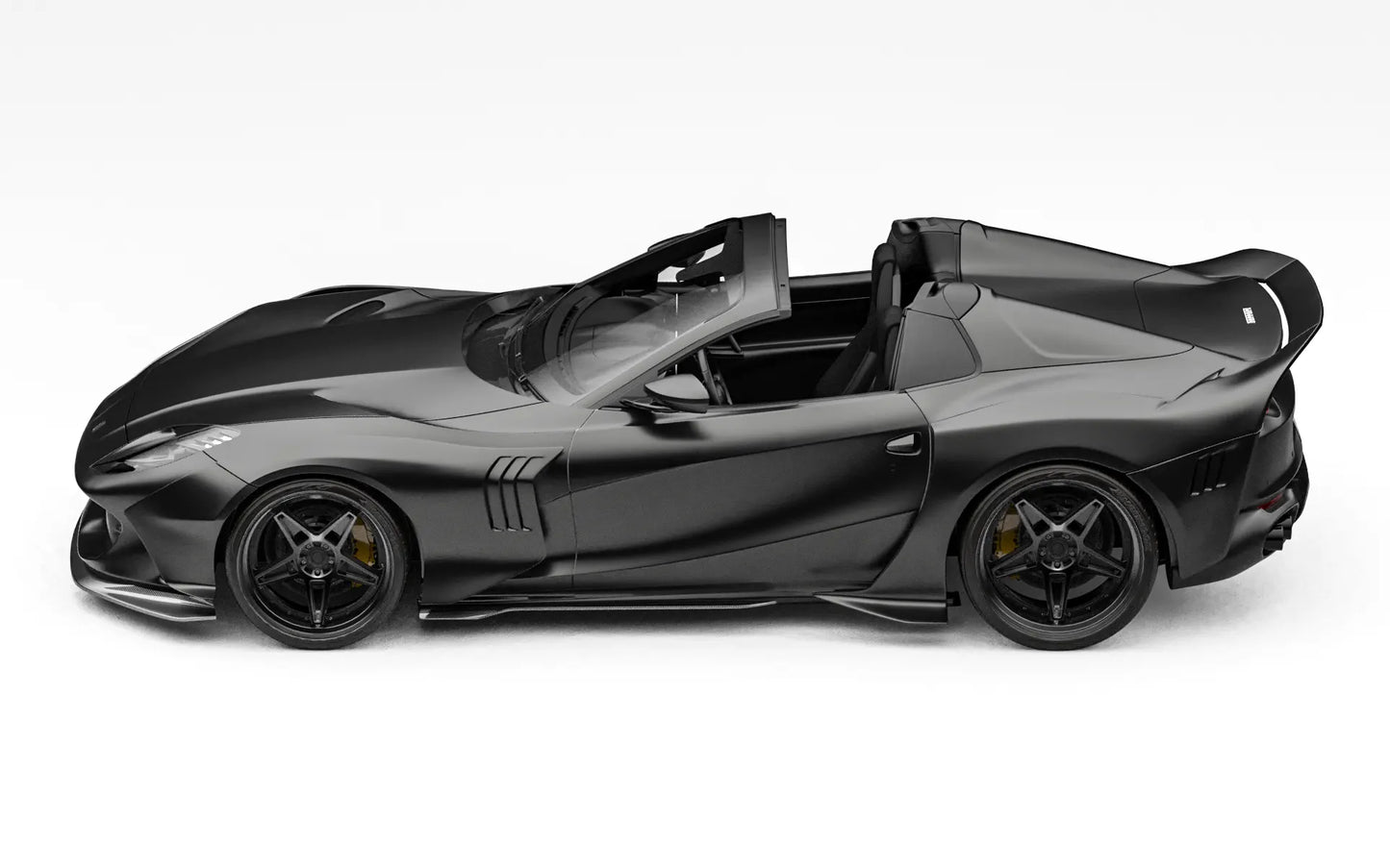 ZACOE Ferrari 812 GTS widebody carbon aero kit side profile