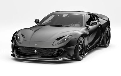 ZACOE Ferrari 812 Superfast widebody carbon aero kit front three quarter view