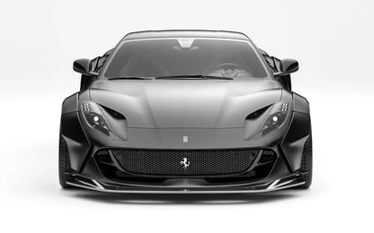 ZACOE Ferrari 812 Superfast widebody carbon aero kit front view