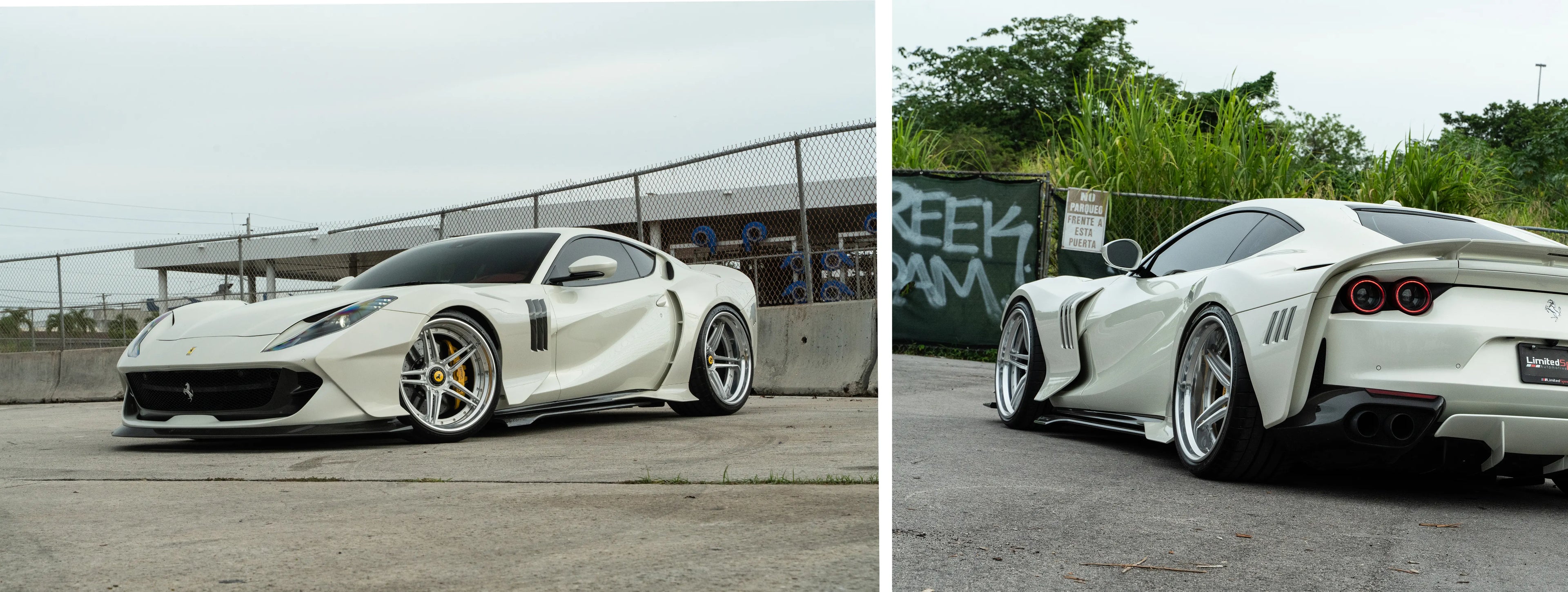 ZACOE Ferrari 812 Superfast widebody carbon aero kit real car scene1