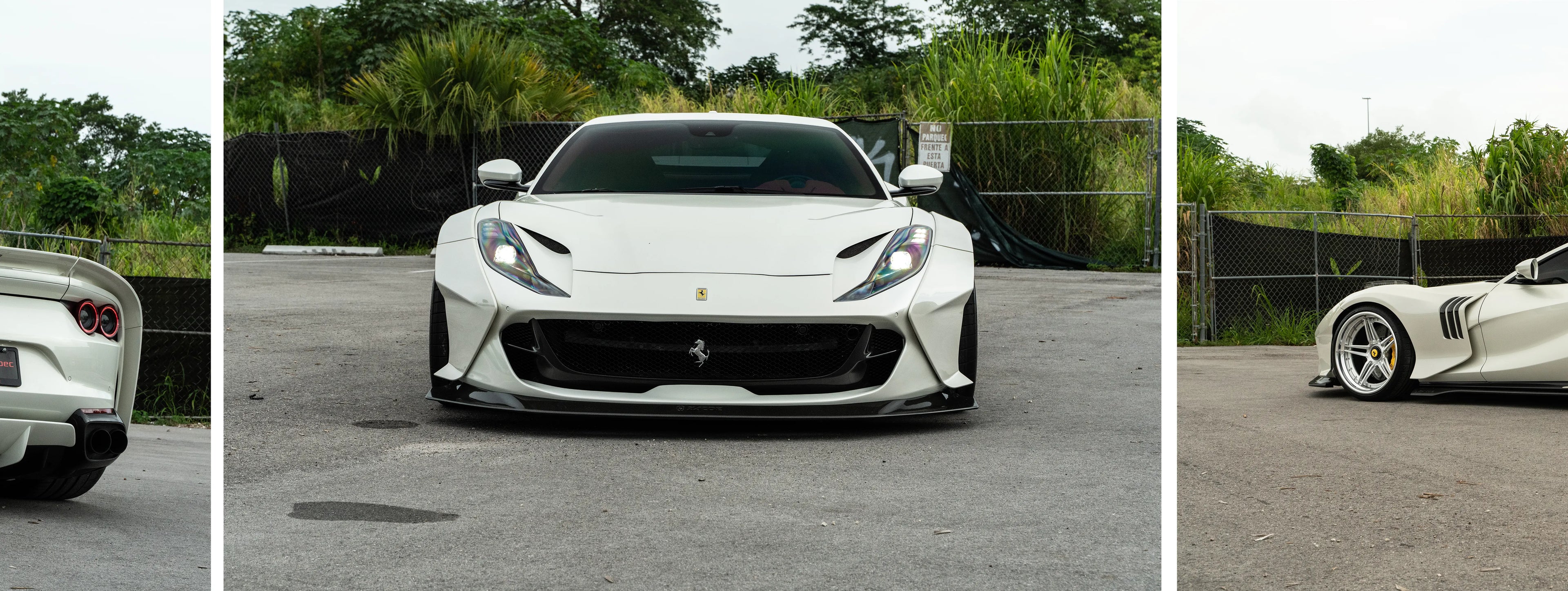 ZACOE Ferrari 812 Superfast widebody carbon aero kit real car scene2