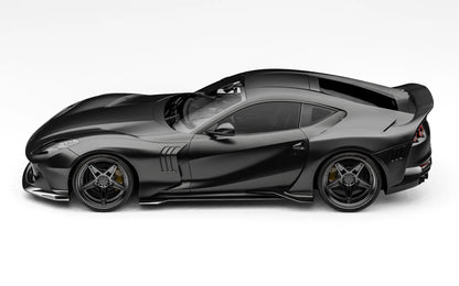 ZACOE Ferrari 812 Superfast widebody carbon aero kit side profile