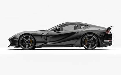 ZACOE Ferrari 812 Superfast widebody carbon aero kit side profile