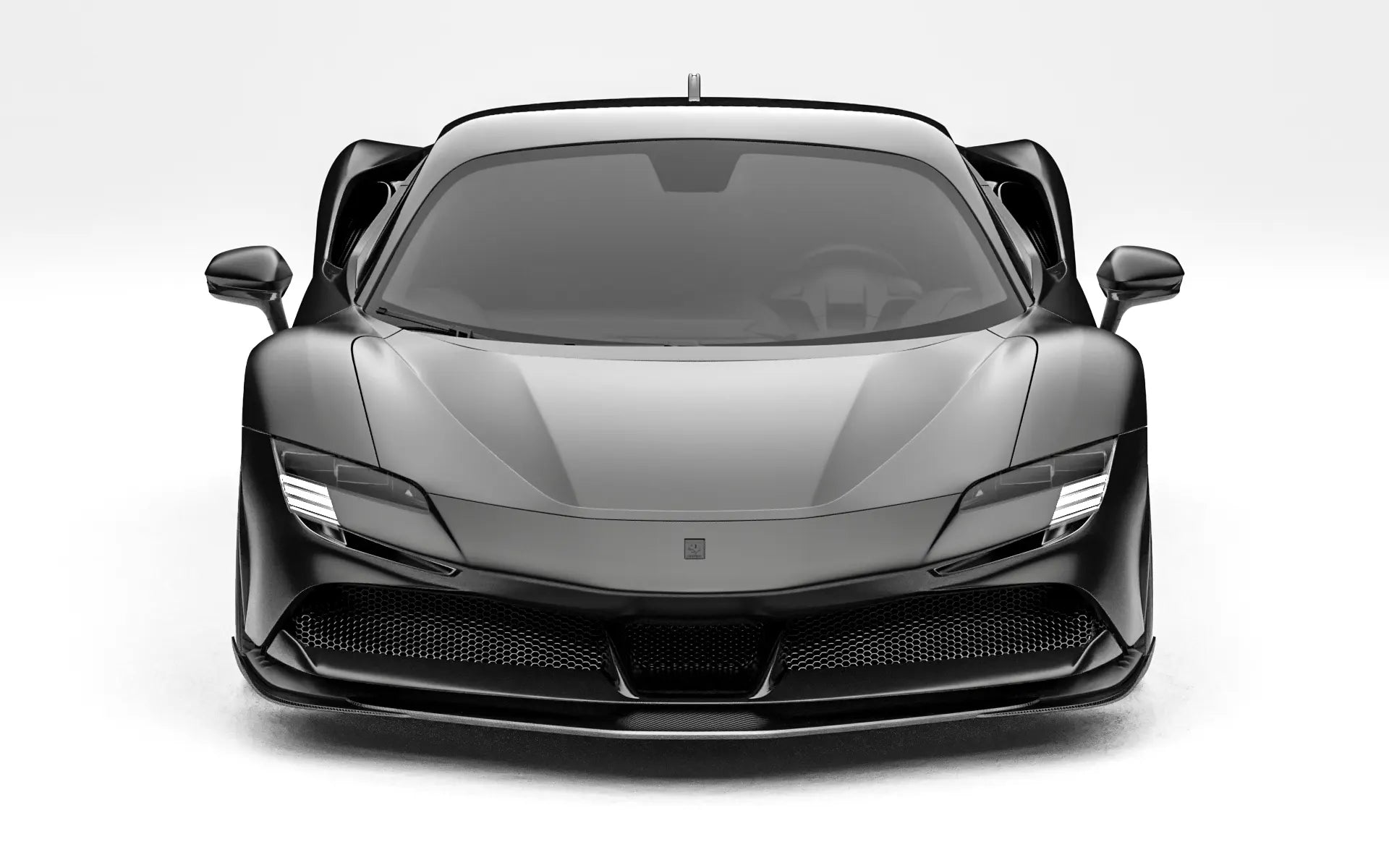 ZACOE Ferrari SF90 Stradale carbon fiber body kit front view