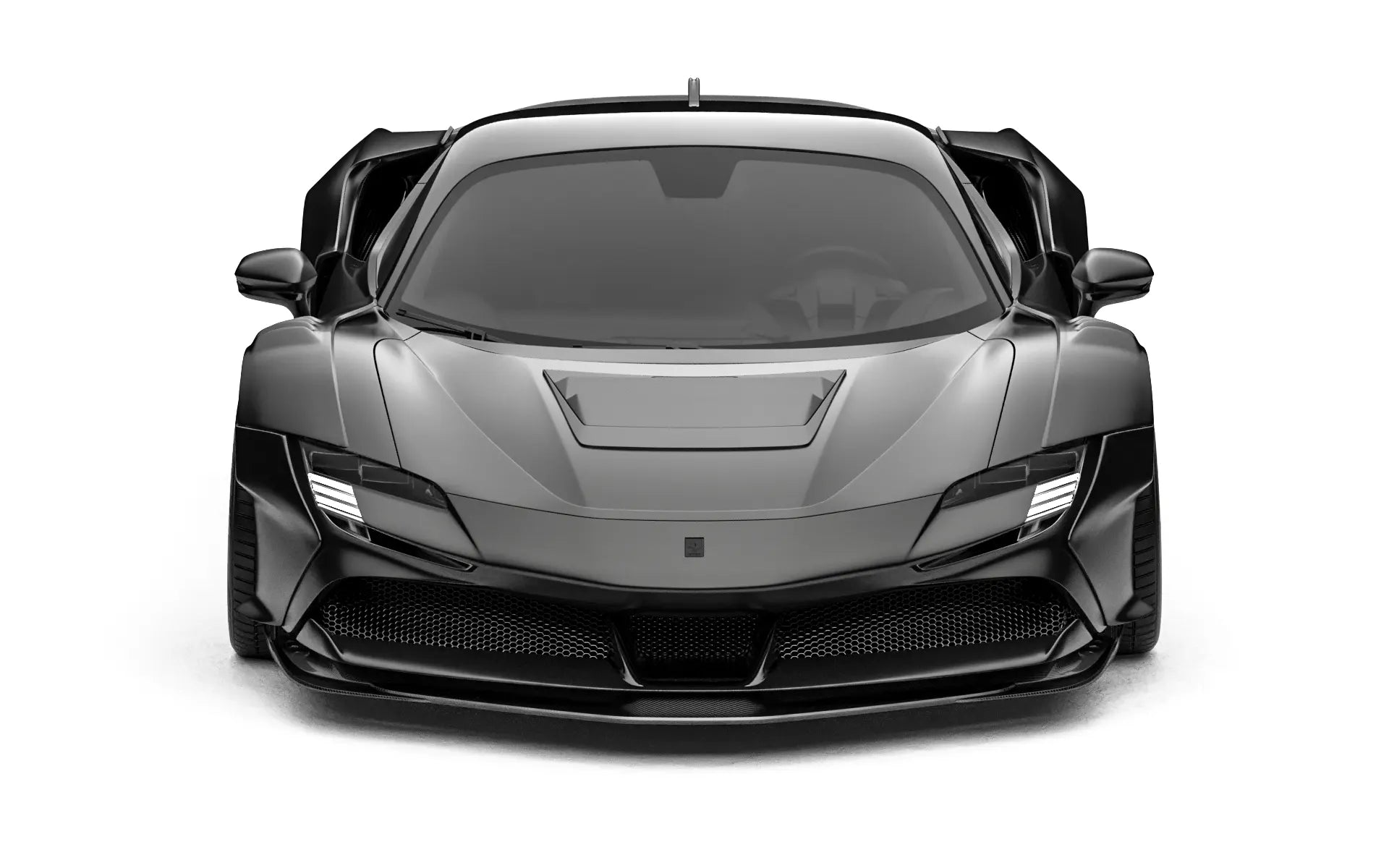 ZACOE Ferrari SF90 Stradale widebody carbon fiber kit front view