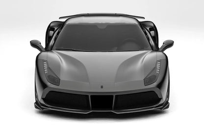 ZACOE Ferrari 488 GTB carbon fiber body kit front view