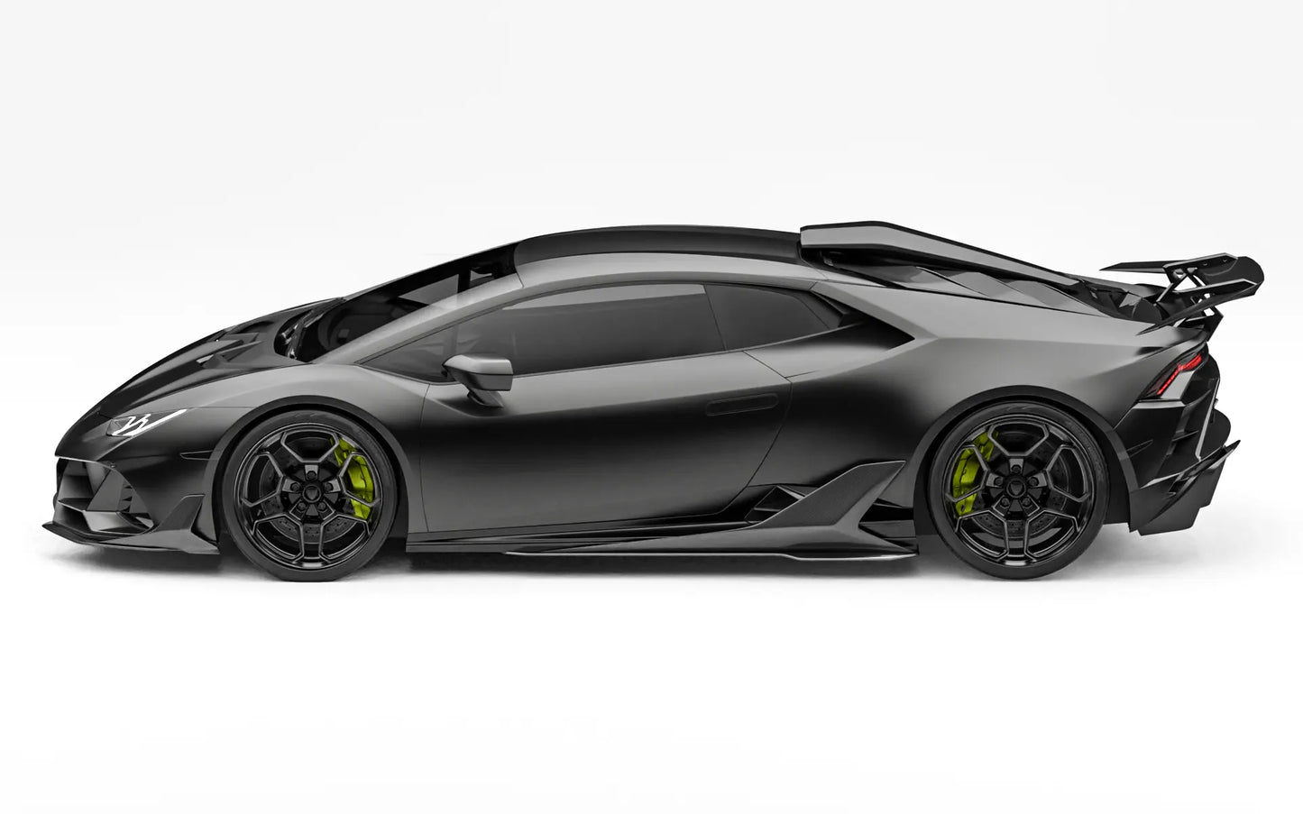 ZACOE Lamborghini Huracan EVO carbon fiber body kit side profile