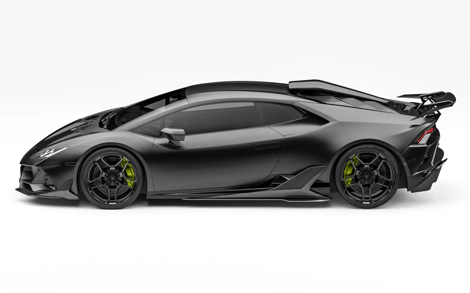 ZACOE Lamborghini Huracan EVO carbon fiber body kit side profile