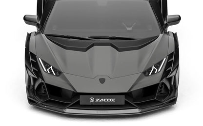 ZACOE Lamborghini Huracan EVO widebody carbon fiber kit front view