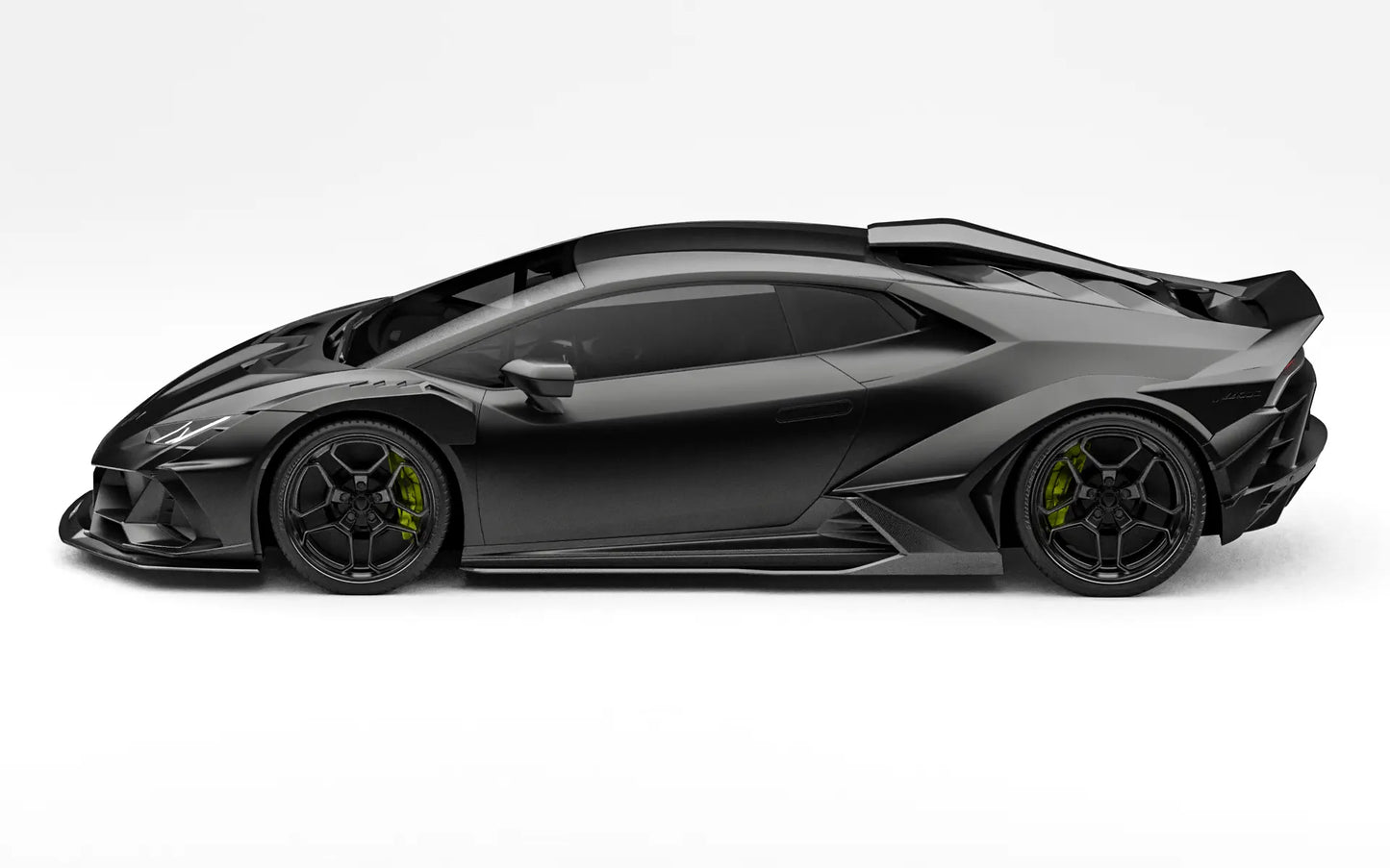 ZACOE Lamborghini Huracan EVO widebody carbon fiber kit side profile