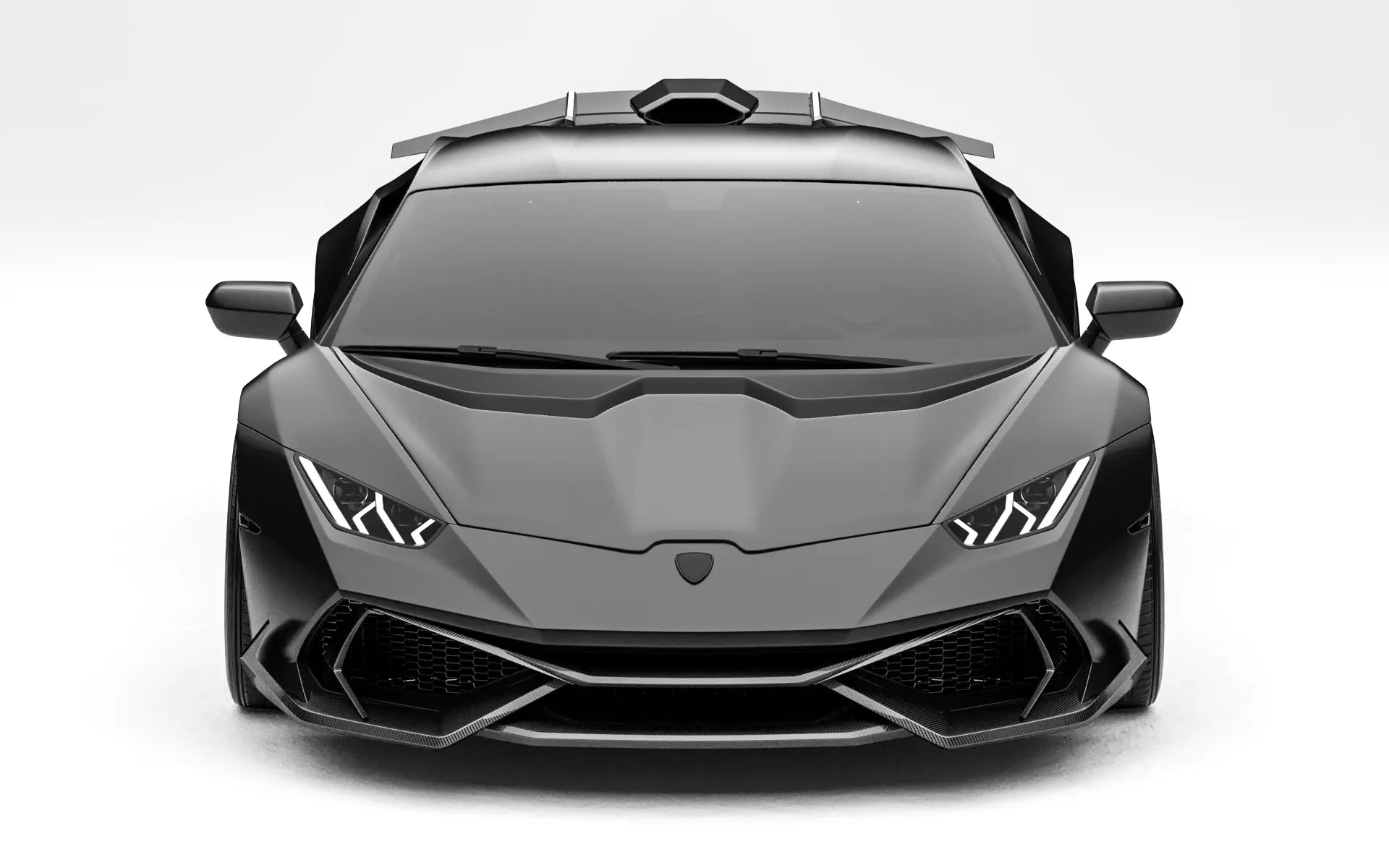 ZACOE Lamborghini Huracan LP610-4 carbon fiber body kit front view