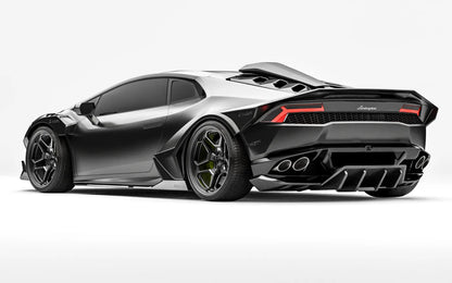 ZACOE Lamborghini Huracan LP610-4 widebody carbon fiber kit rear three quarter view