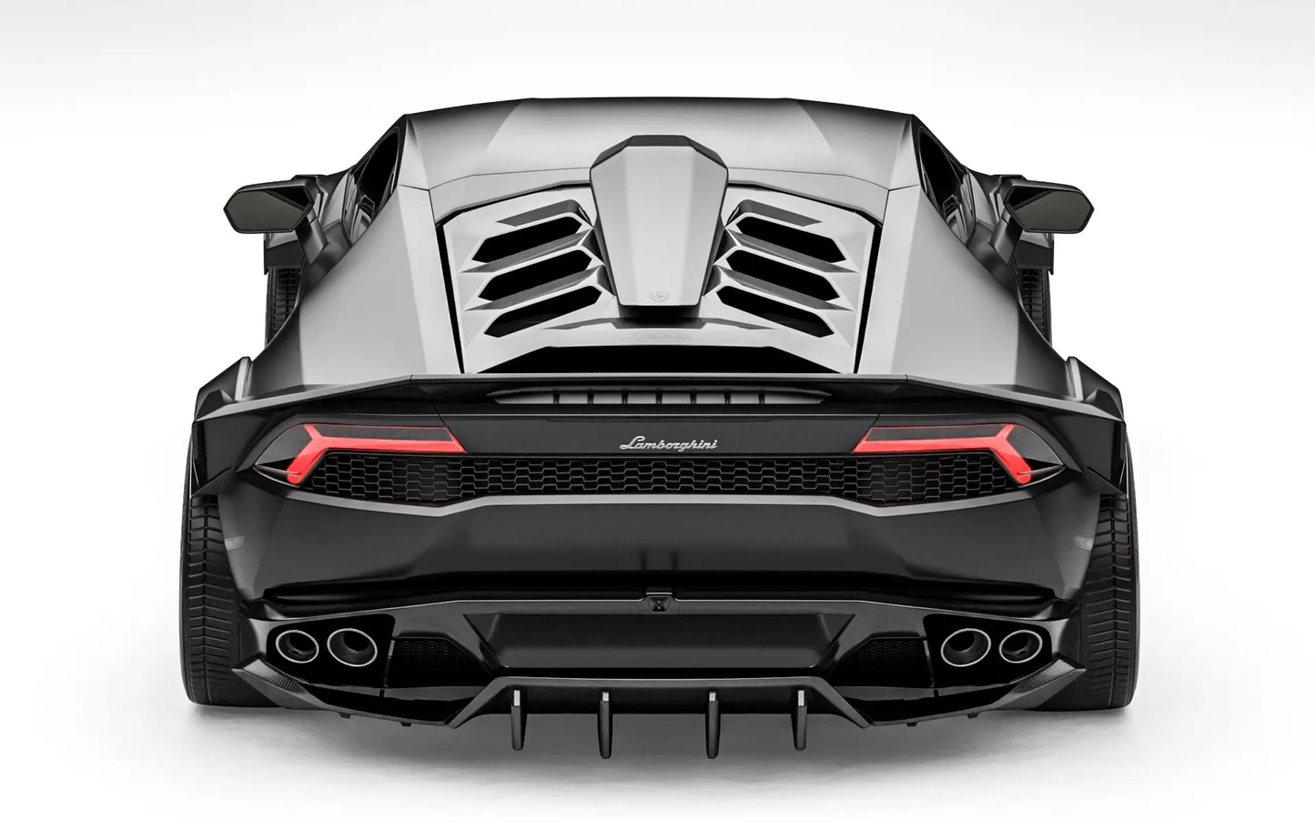 ZACOE Lamborghini Huracan LP610-4 widebody carbon fiber kit rear view