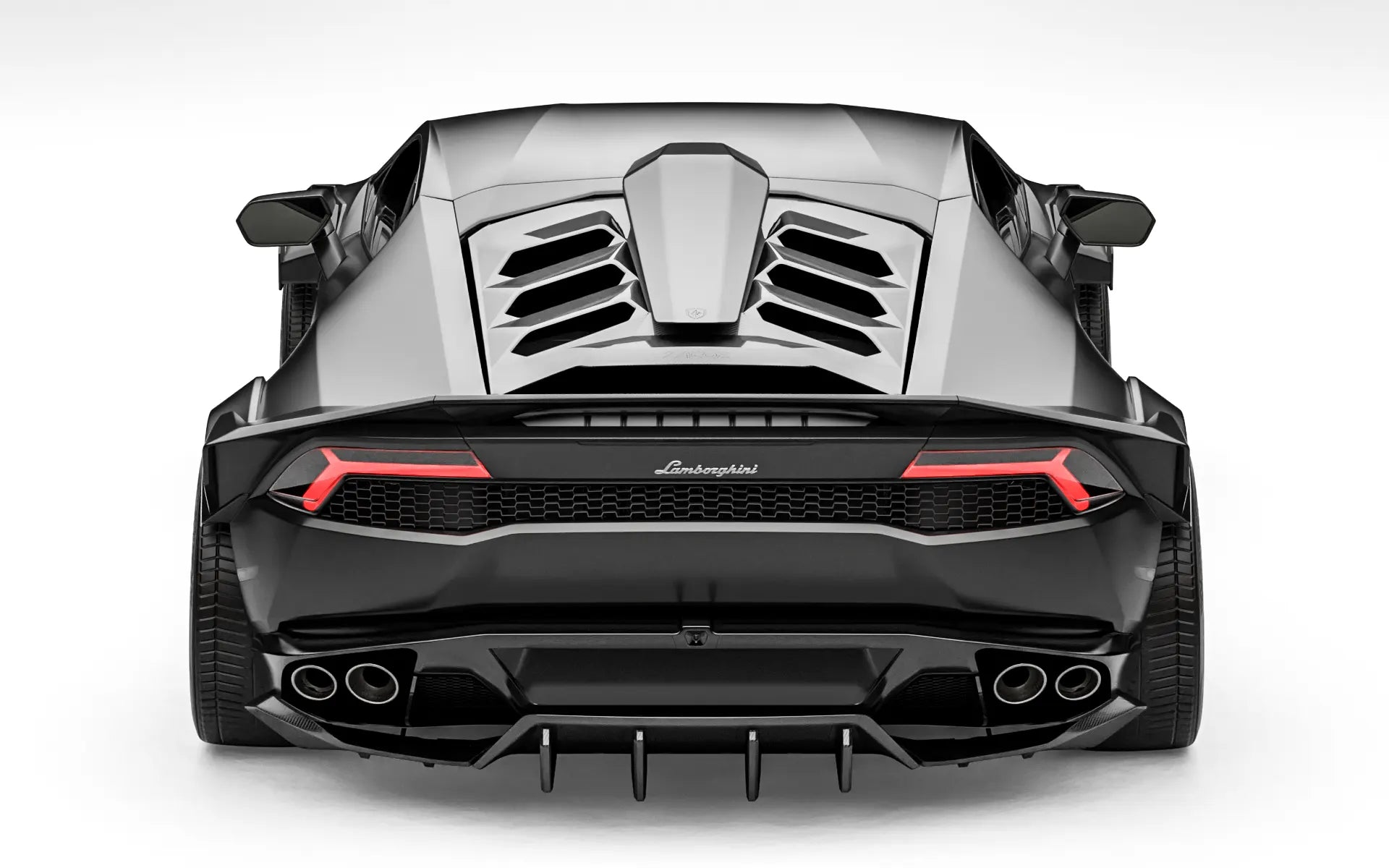 ZACOE Lamborghini Huracan LP610-4 widebody carbon fiber kit rear view
