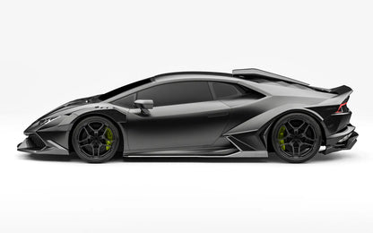 ZACOE Lamborghini Huracan LP610-4 widebody carbon fiber kit side profile