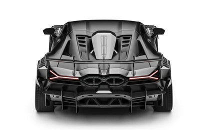 ZACOE Lamborghini Revuelto widebody carbon aero kit rear view