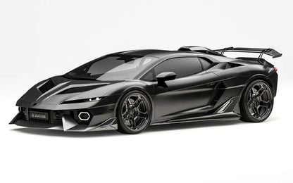 ZACOE Lamborghini Temerario carbon fiber body kit front three quarter view