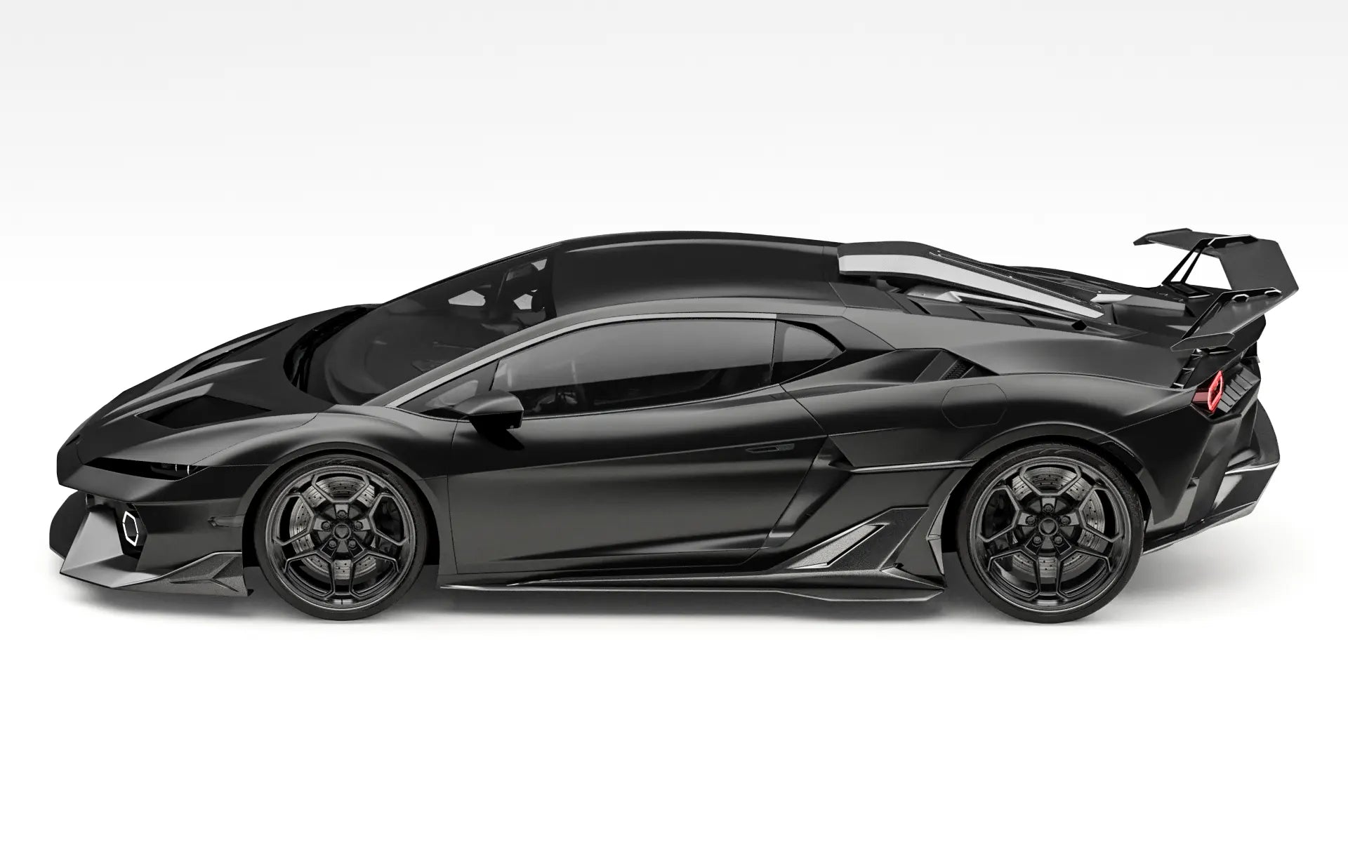 ZACOE Lamborghini Temerario carbon fiber body kit side profile