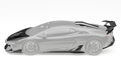 ZACOE Lamborghini Temerario carbon fiber body kit side profile