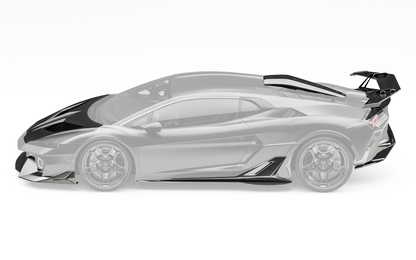 ZACOE Lamborghini Temerario carbon fiber body kit side profile