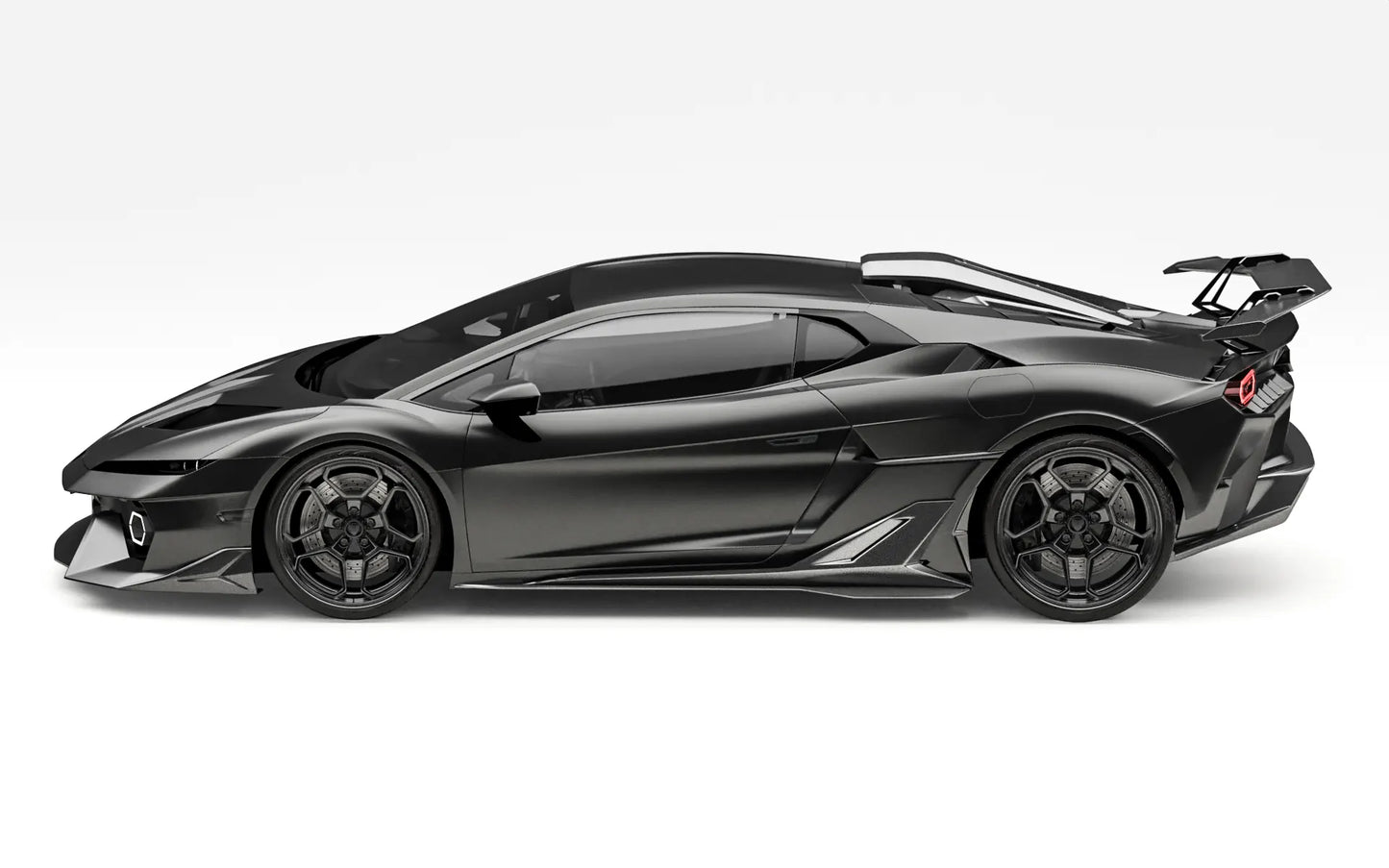 ZACOE Lamborghini Temerario carbon fiber body kit side profile
