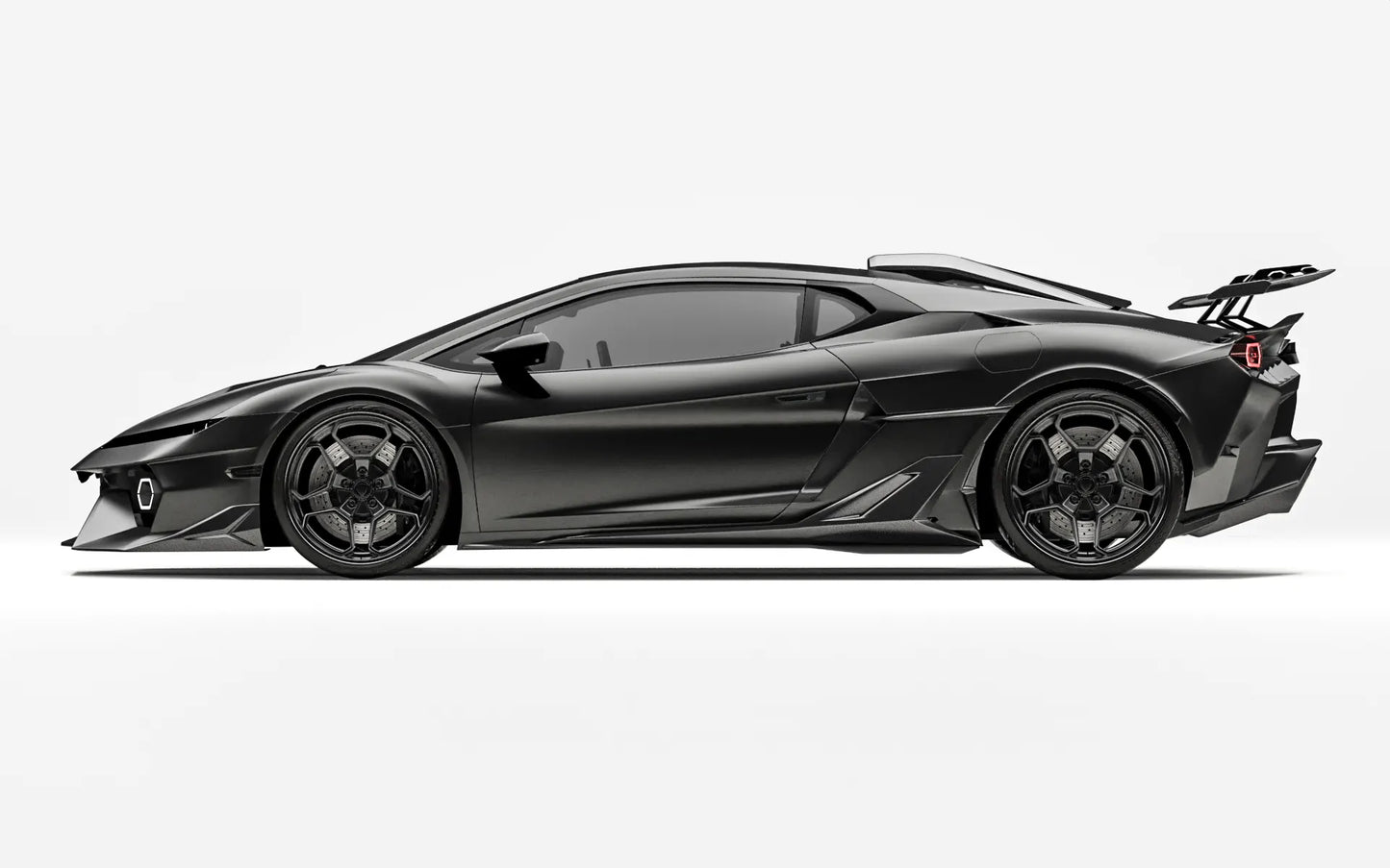 ZACOE Lamborghini Temerario carbon fiber body kit side profile