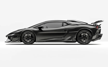 ZACOE Lamborghini Temerario carbon fiber body kit side profile